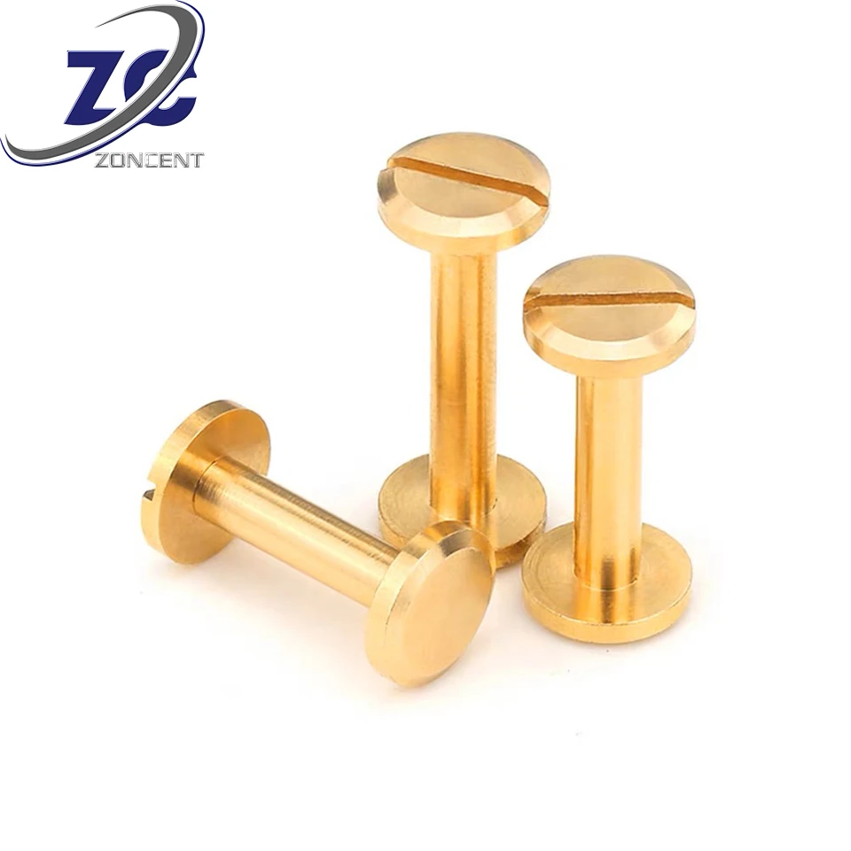 Factory price M2 M3 M4 M5 M6 Belt Male Female Aluminum Brass Binding Bolt Tapping Drywall  Stainless Steel Chicago Screws