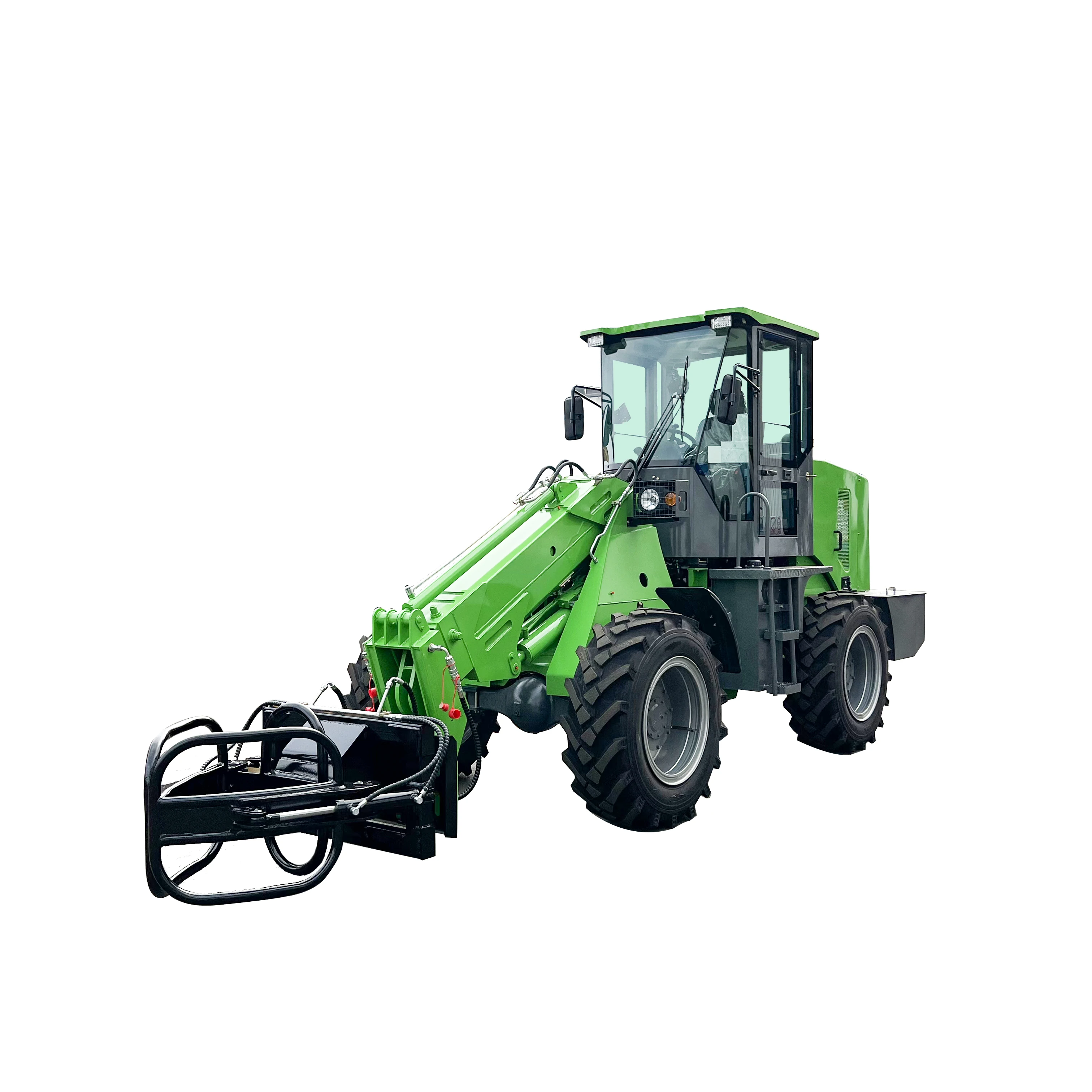 TL2000 2.0ton сельскохозяйственная техника двигатель epa4 гидравлический дизельный передний мини-погрузчик с телескопической стрелой