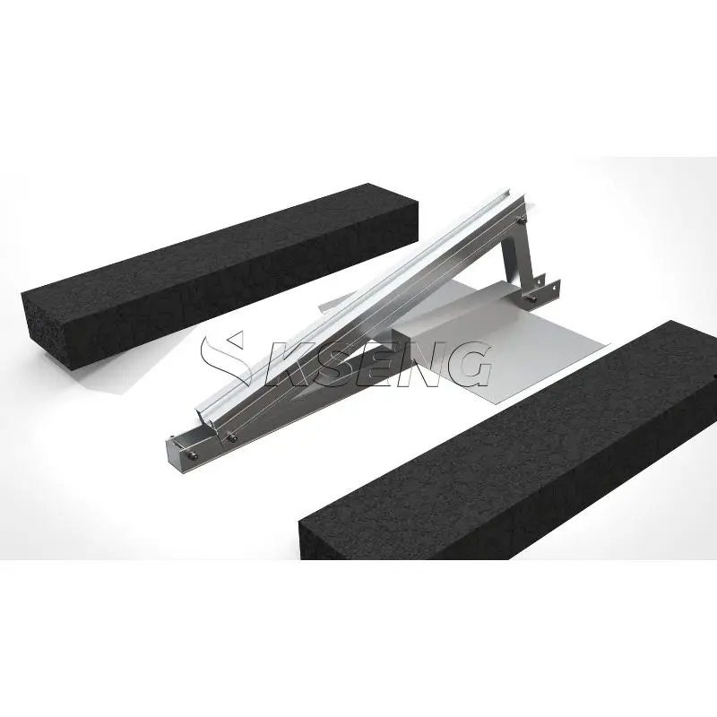 Solar Ballasted Roof Mounting Systems Roof Solar Mounting System Aluminum Solar Mounting System For Flat Roof