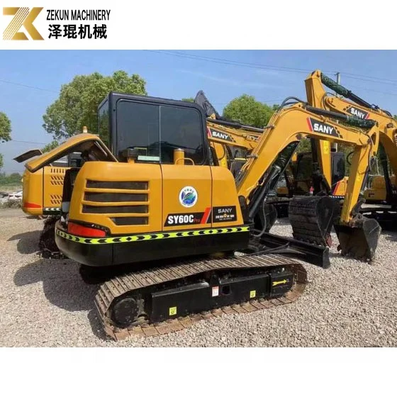 6Ton китайский лучший мини-экскаватор используется Sany SY60 экскаватор SY 60C