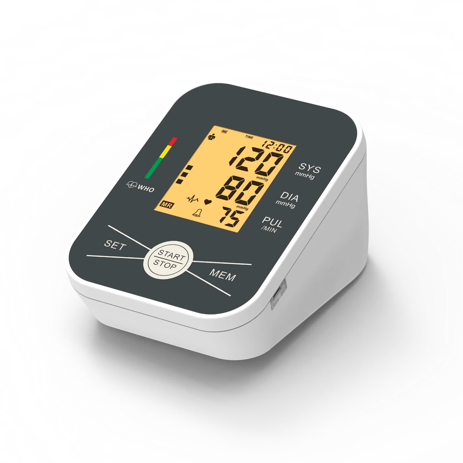 OEM order 2021 new design WIFI BT blood pressure monitor digital Rechargeable  hematomanometer 4.0G