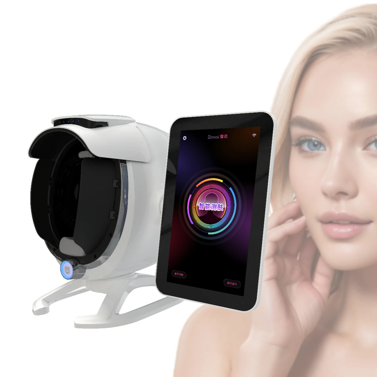 2024 AI 3D аппарат для анализа кожи 3d сканер HD экран анализатор салона красоты