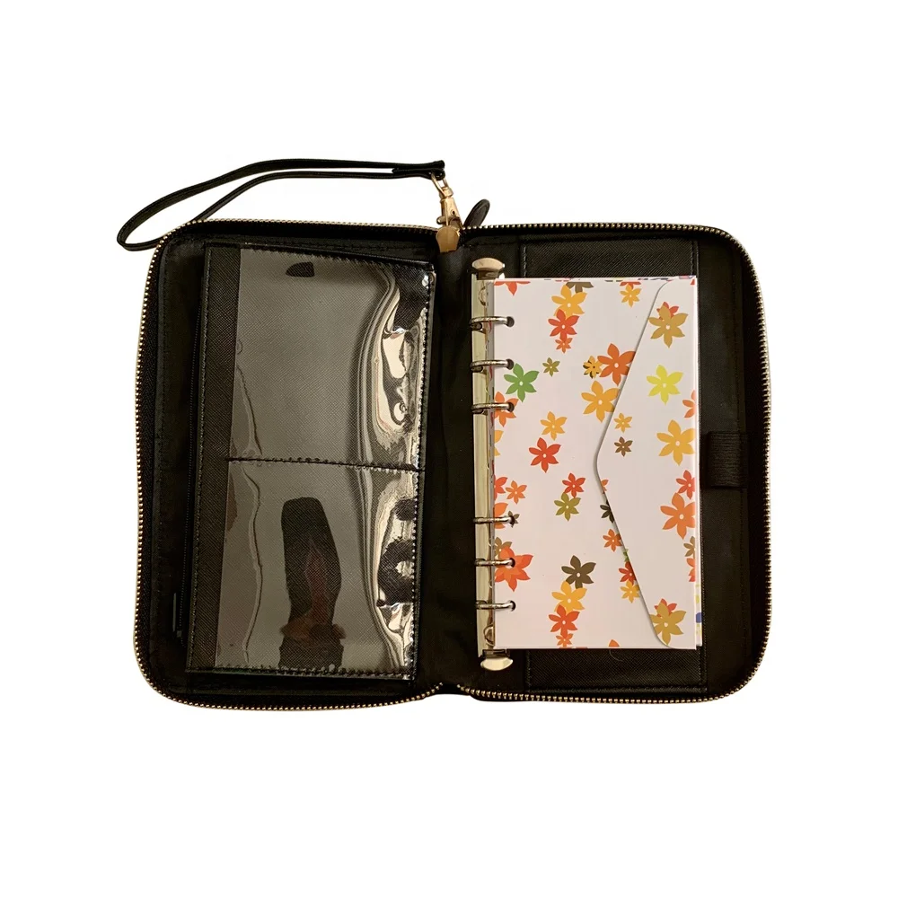 Индивидуальный прозрачный карманный органайзер для денег A6 A5 папка с наличными