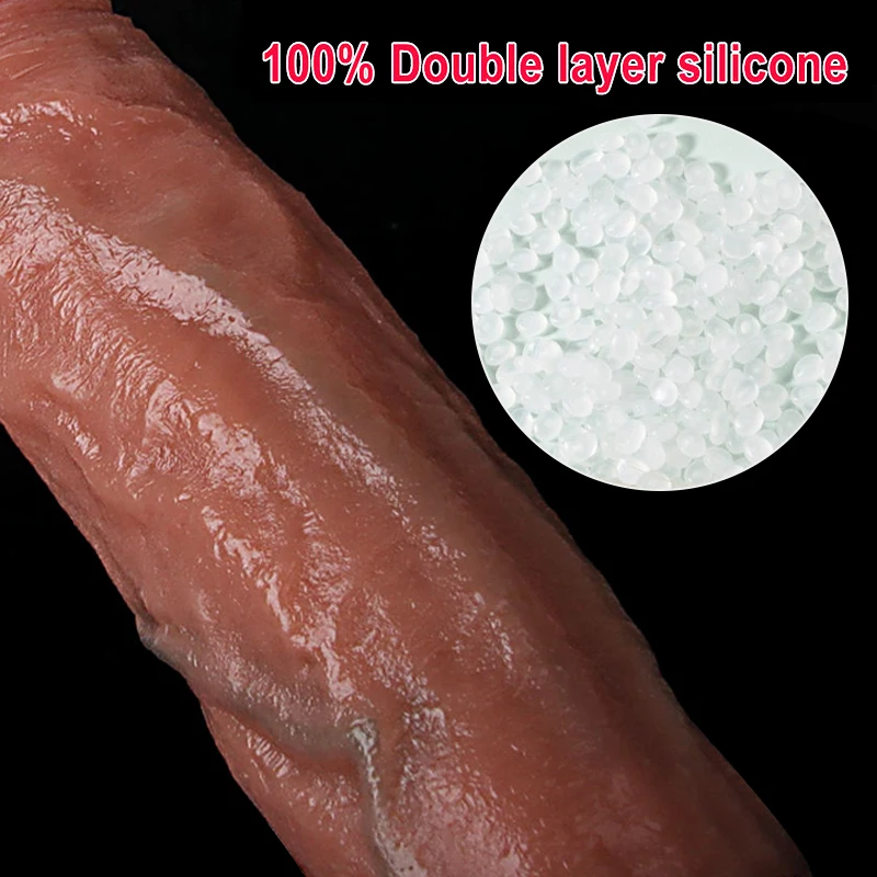 Soft Realistic Dildo Large Silicone Penis Vagina Suction Cup Anal Butt Plug Massage Adult Sexy Toys For Woman Sex Shop