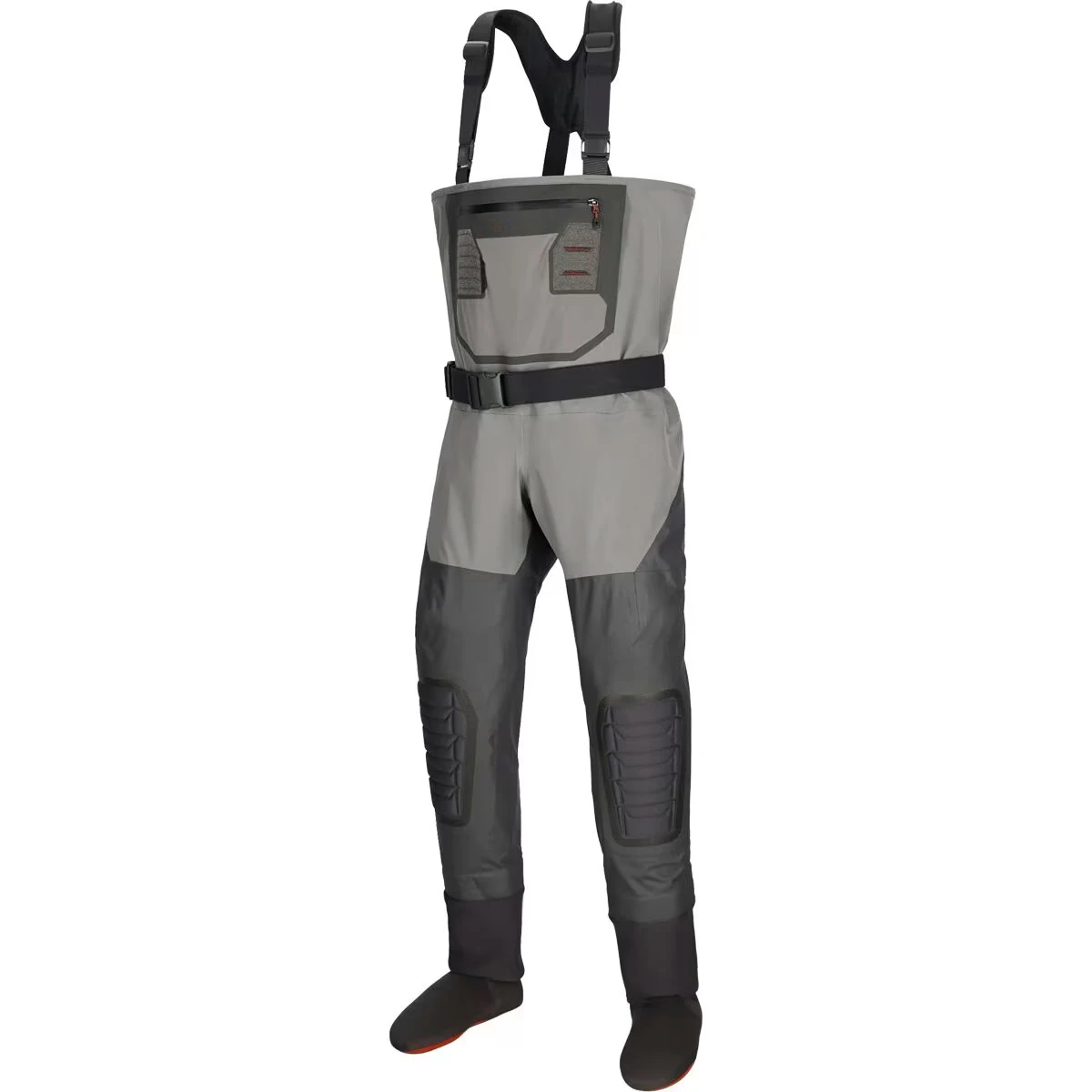 Customized Chest Wader Fly Fishing Professional Waterproof Comfortable 4 layer Waders Neoprene Boot Foot for Men