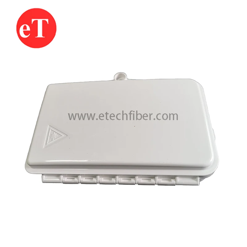 Outdoor IP65 6 ports Mini FTTH PON Distribution Fiber Optic Splitter Terminal box