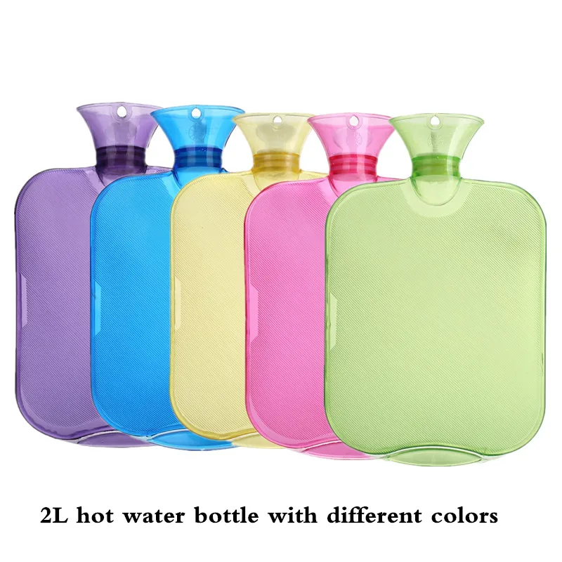 
PVC hot water bottle bag for relief stomach ache 