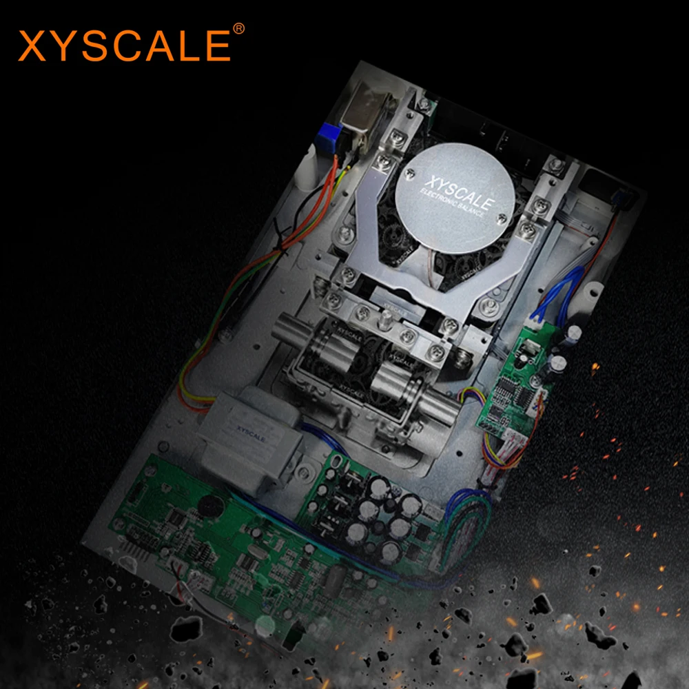 102g 220g 0.01mg 0.1mg Semi-micro Analytical Balance internal calibration glass windproof