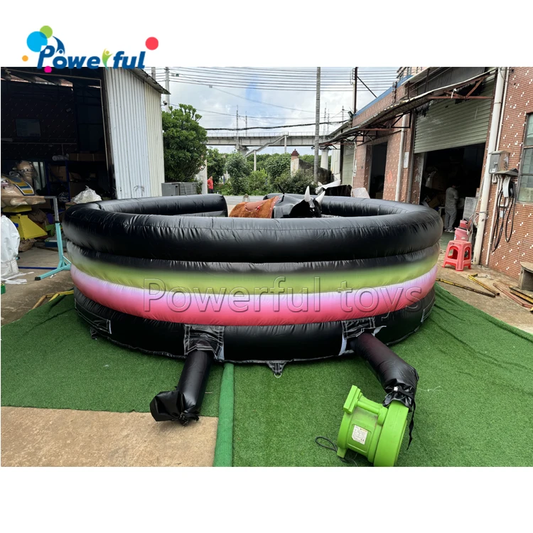 Outdoor indoor sport game inflatable rodeo bull amusement park ride inflatable mechanical bull ride
