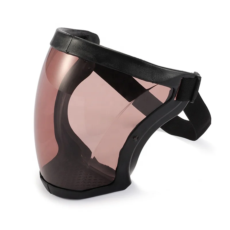 Wejump Transparent Full Face Shield Splash-proof WindProof Anti-fog Mask Safety Glasses Protection Eye Face Mask with Filters