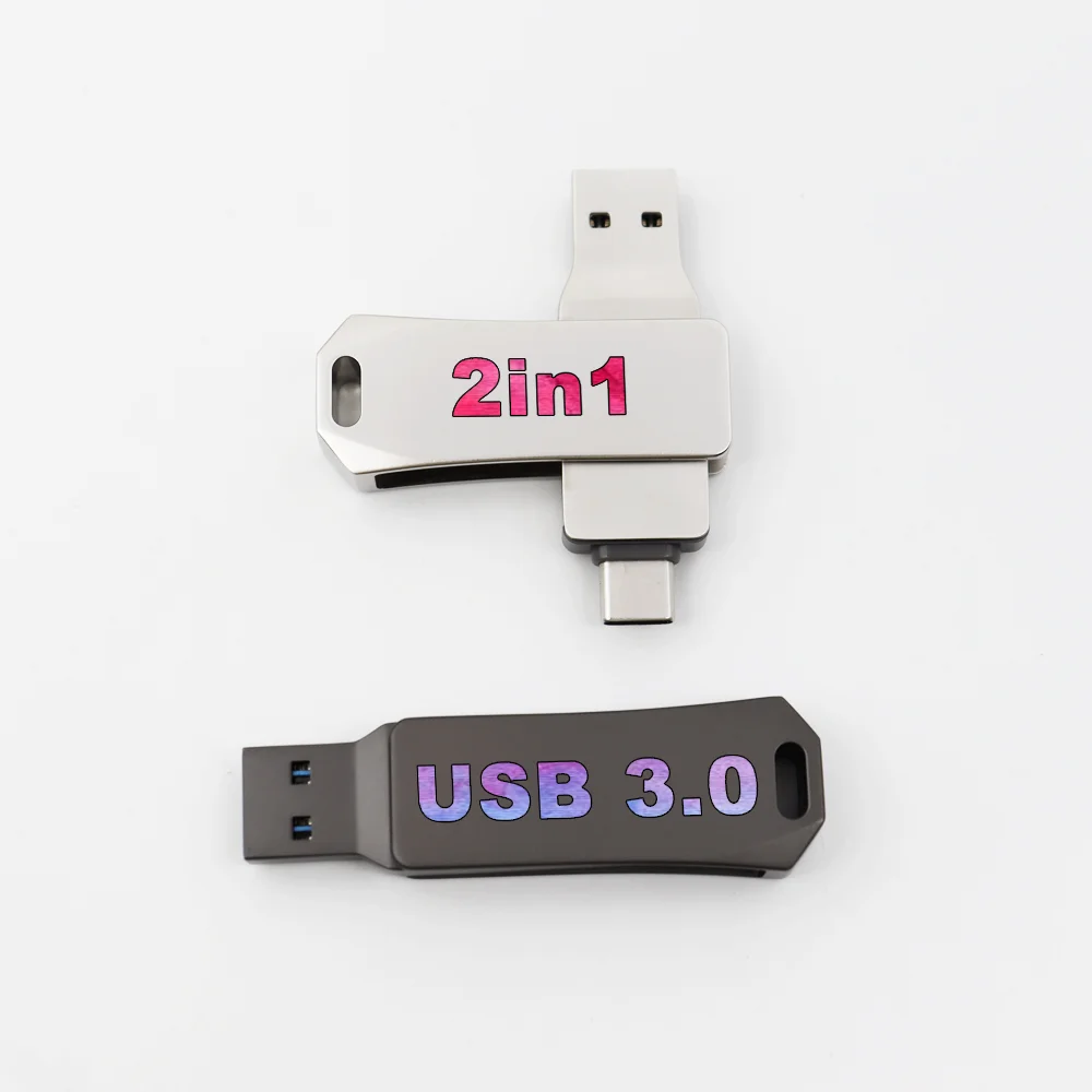 New arrival metal USB drive pendrive  32GB 64GB 128GB 3.0 high speed USB C memory stick type C usb flash drive