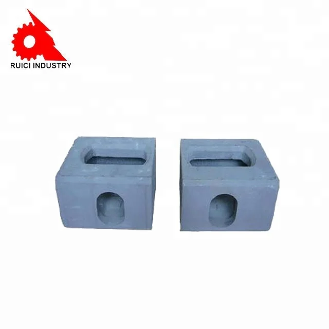 
Custom iron casting container corner fitting 