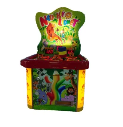 Factory Price Coin Operated Arcade Indoor Sport Amusement Naughty Lionet Whac-A-Mole Kids hammer Game Machines  For Sale