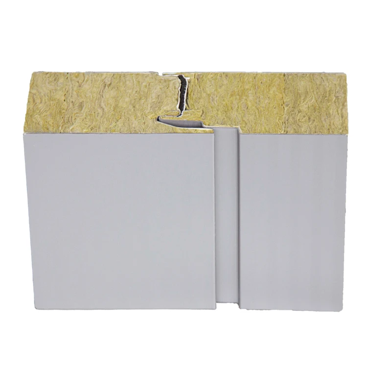 panels fro warehouse 5 cm Rock Wool Sandwich Panel roof sip panels