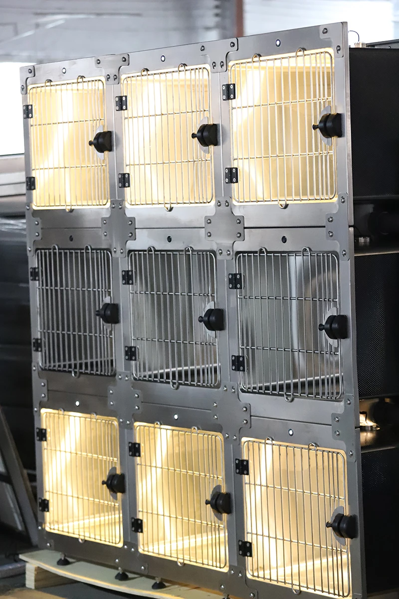 Cages Supports custom sizes for pets of different sizes pet house Factory wholesale pet stainless steel cages