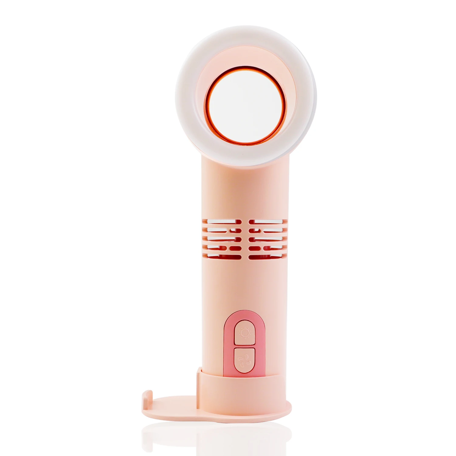 Cooling Bladeless Air Fan Micro Rechargeable Battery Capacity Household Wind Speed Three Bladeless Fan