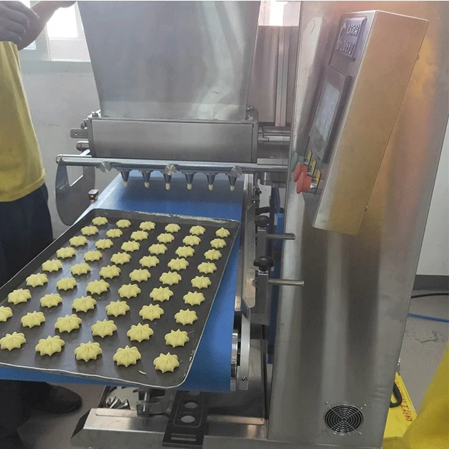 Guangzhou danish janssen banana biscuit mold hard cookies chips forming making depositor extrusion machine