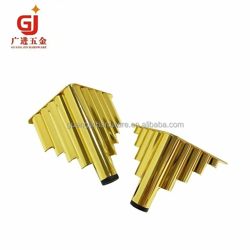 Manufacturers Sales New Gold Furniture Iron Legs Decorative Metal Sofa Legs Table Legs Sofa Accessories
