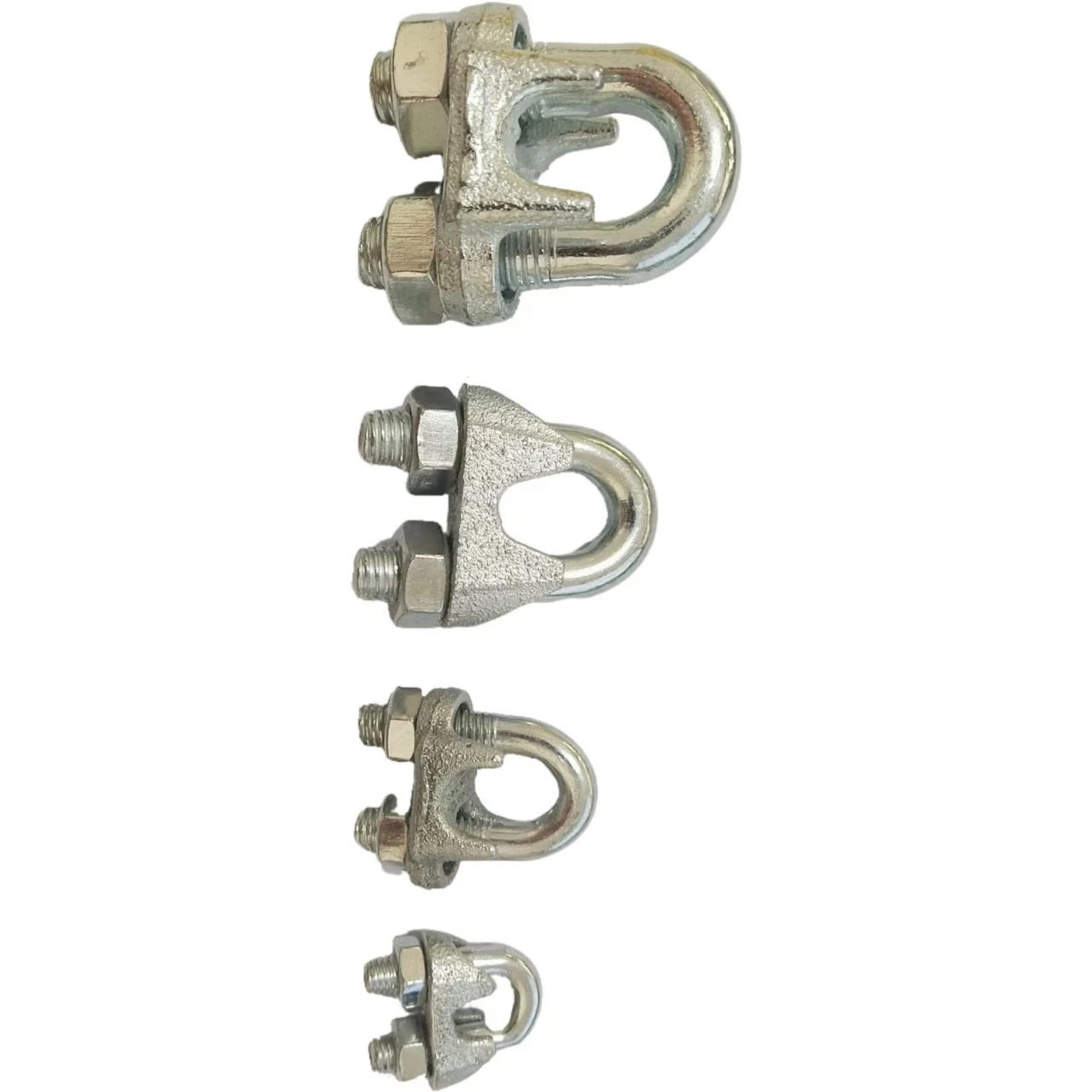 High Quality Galvanized Steel Wire Rope Clip Cable Clamps U-Bolt Saddle Fasteners Fabrication Services for Tent Ropes