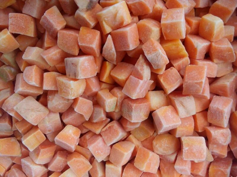 Wholesale IQF Frozen Carrot Sliced Diced Bulk Frozen Mixed Vegetables