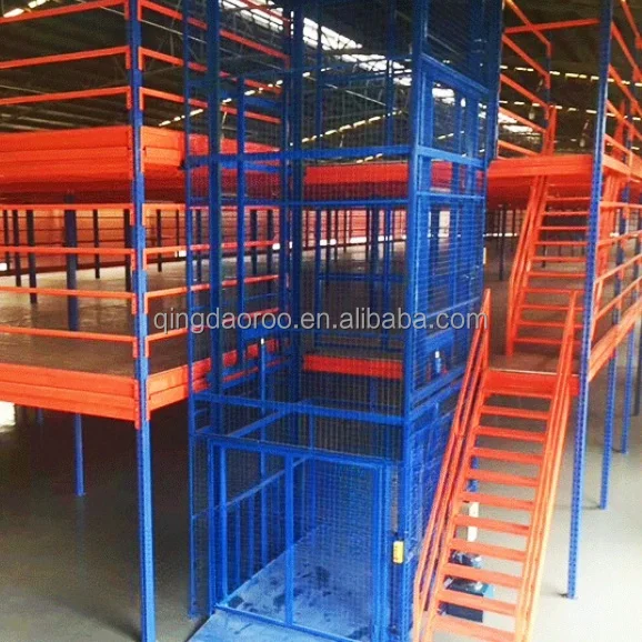 Heavy-Duty Detachable Steel Mezzanine Floor Pallet Rack System Warehouse Loft Platform Storage Attic Cargo Storage Equipment