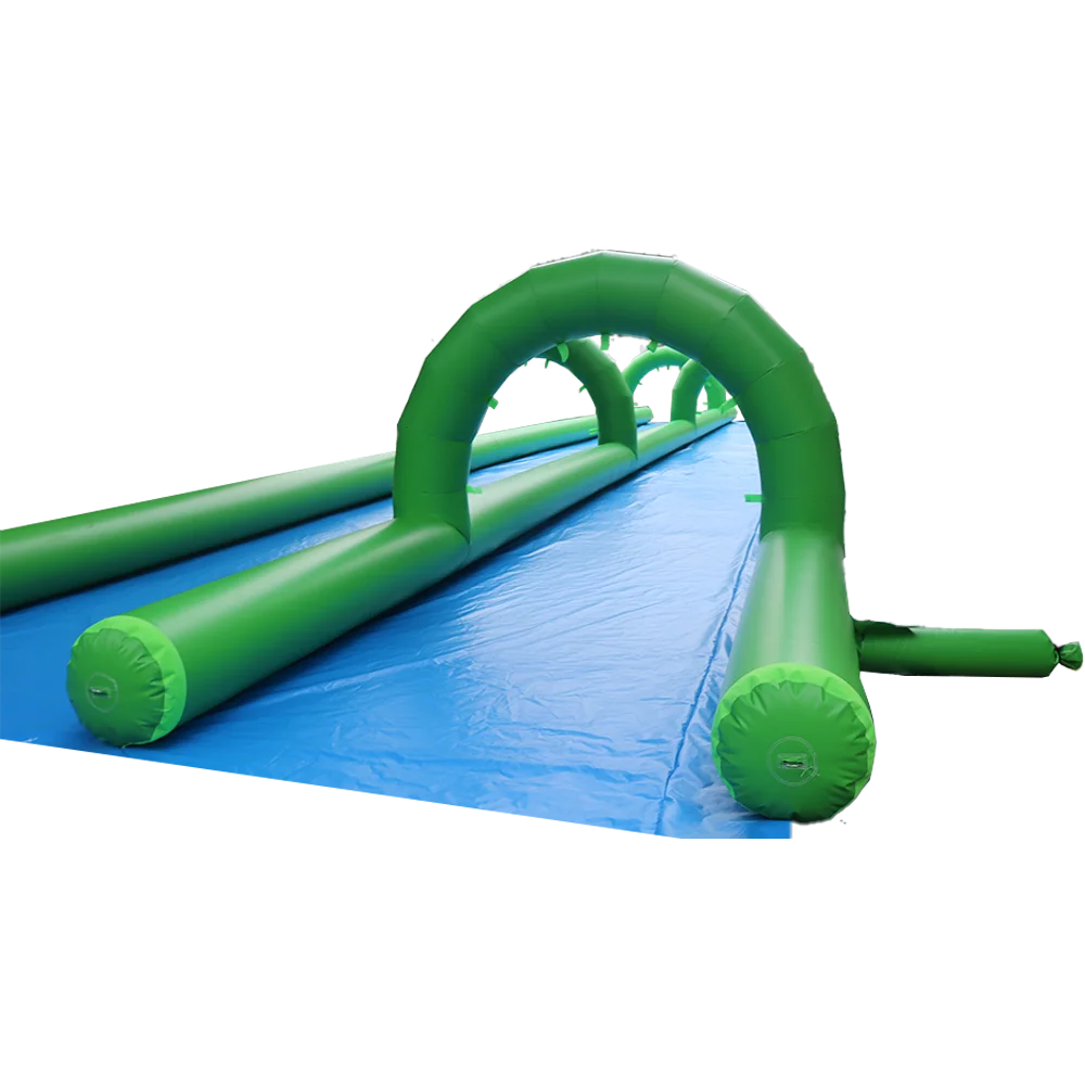 custom outdoor home use inflatable water slides sprinkler backyard inflable two lane City Aqua inflatable slip and slide for kid