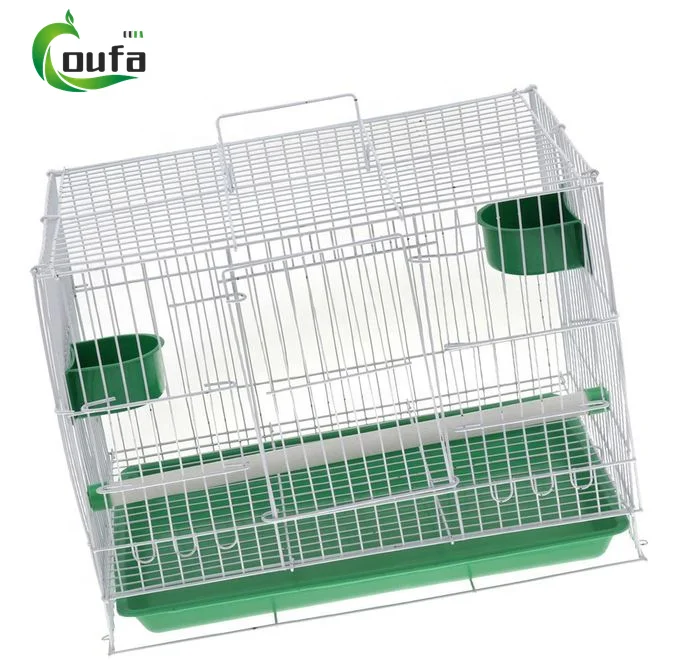 New Large Parrot Bird Cage Play Top Pet Metal Cockatiel Macaw Cockatoo Crate House Bird Supplies Use for Indoor