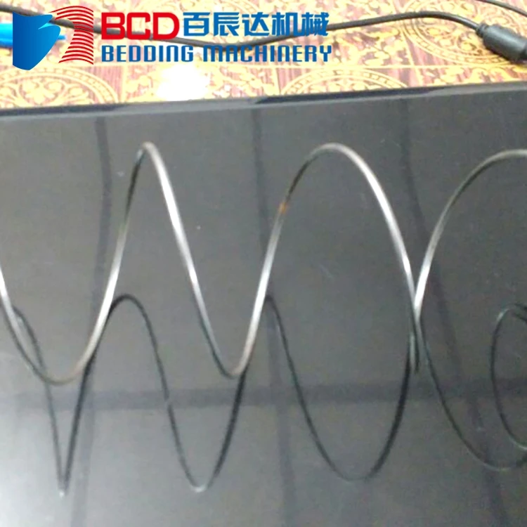 Double head barrel and cylinder shape mattress spring assembly machine