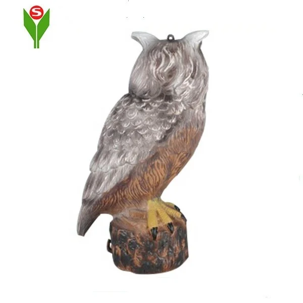Plastic Garden Owl Scarecrow Decoy for Scaring the  Birds