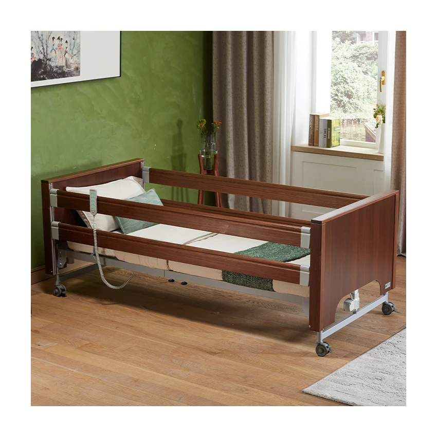 Tecforcare Wooden Nursing Bed For Elderly Health Care Hospital Furniture Recliner German Warehouse Medical Bed