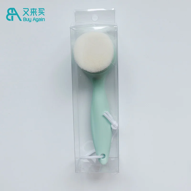 Wholesale custom logo fiber manual face wash brush cleanser facial cleansing face cleaning brush