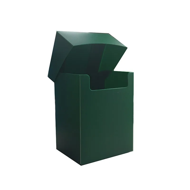 Custom PP plastic 80 Pcs high Capacity cards protecting deck Box for mtg ygh plastic box for playing magic card box