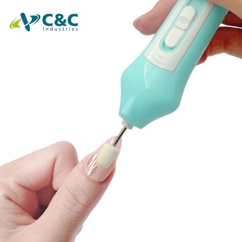 ]Hot selling Baby Nail Trimmer Electric Baby Manicure Pedicure Nail Scissors Set Portable and Safe Nail polisher