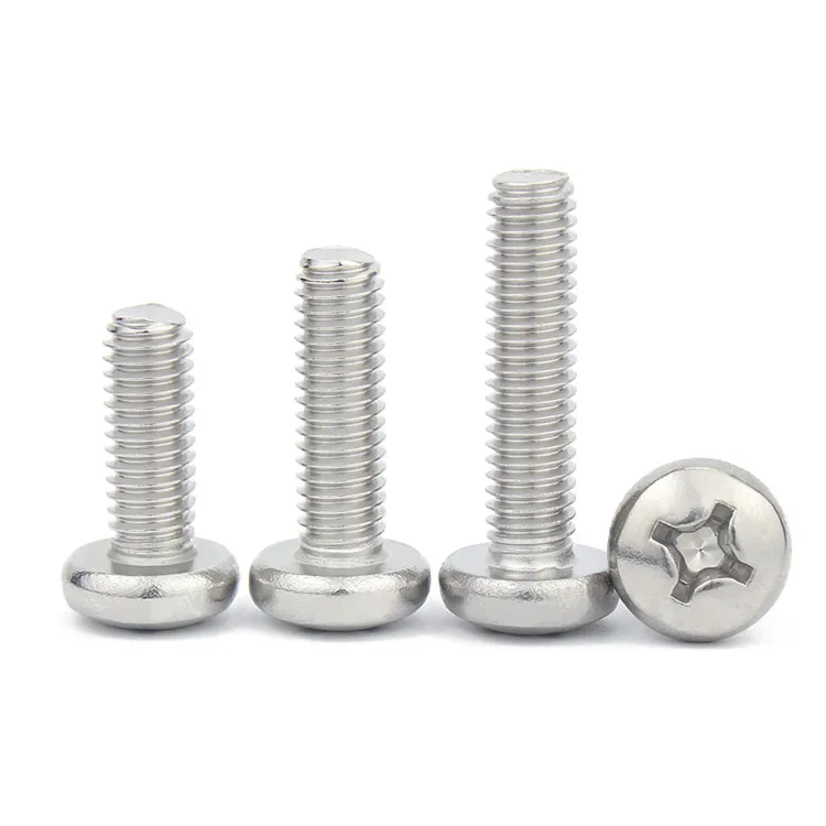 304 316 stainless steel pan head machine screw