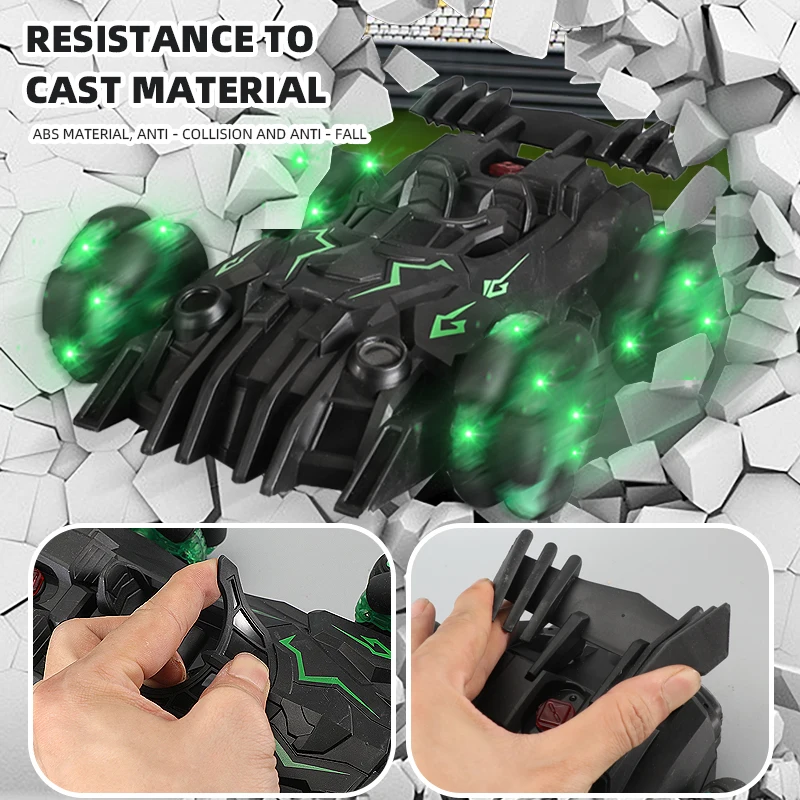 stronger energy spray drift stunt racing car toy 360 rotating simulated tail gas spray long life battery educational toy