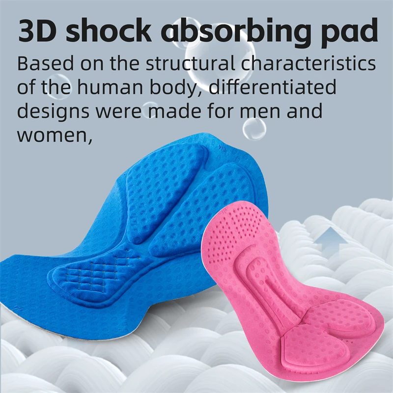 WEST BIKING Summer Cycling Shorts MTB Road Bike 3D Shock Absorbing Pad Outdoors Cycling Sports Jerseys Equipment