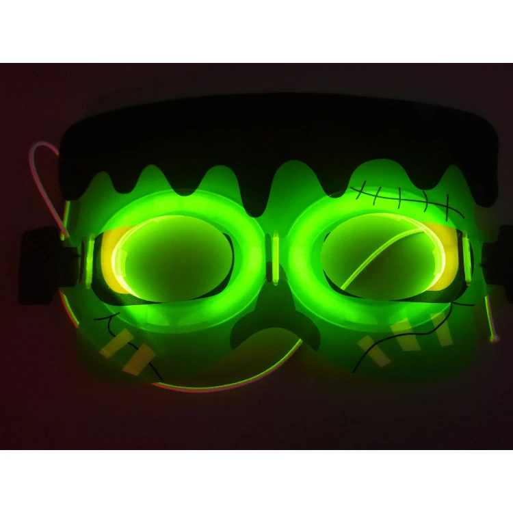 wedding dance floor Halloween glow ghost mask kids party event props bulk accessories