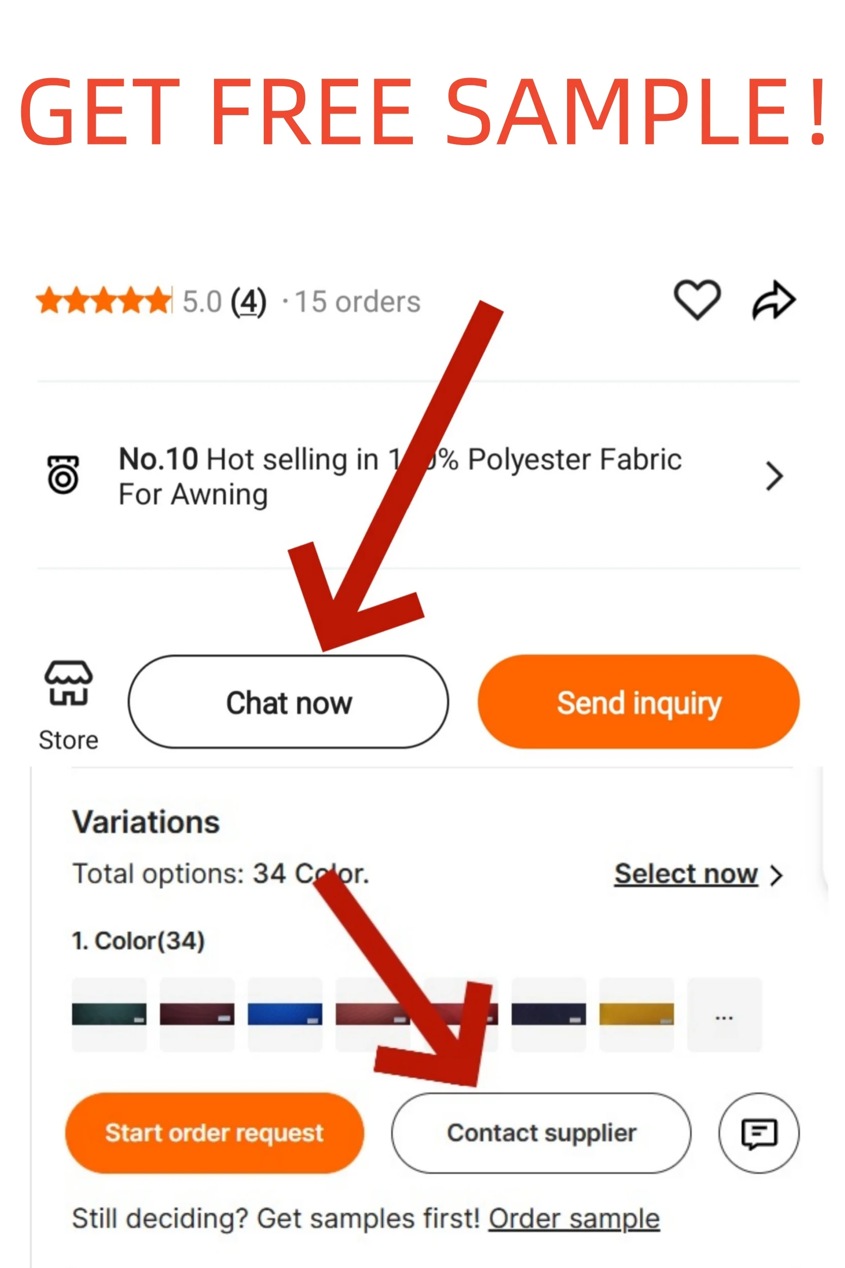 Factory direct sale 450d dyed polyester fabric PA PU coated oxford fabric for awning