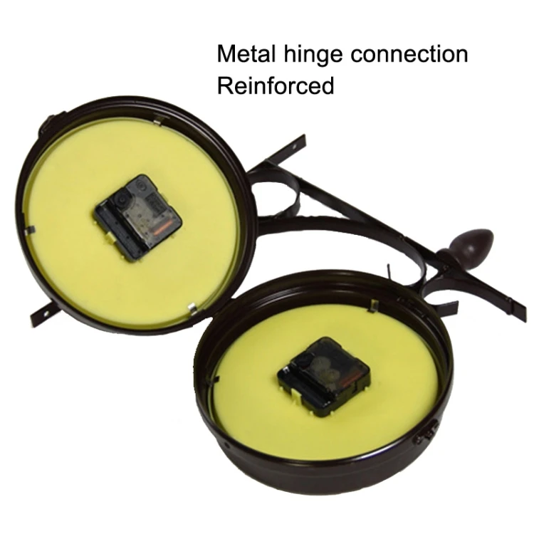 Household Iron Retro Home Wall Clock Double Side 8 inch Hanging Clock