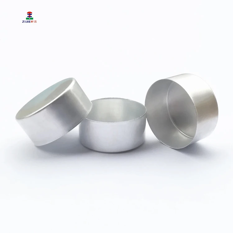 Best Selling Tea Light Candle Wash White Circle Shape Metal Craft  Aluminum Tealight Candle Cup