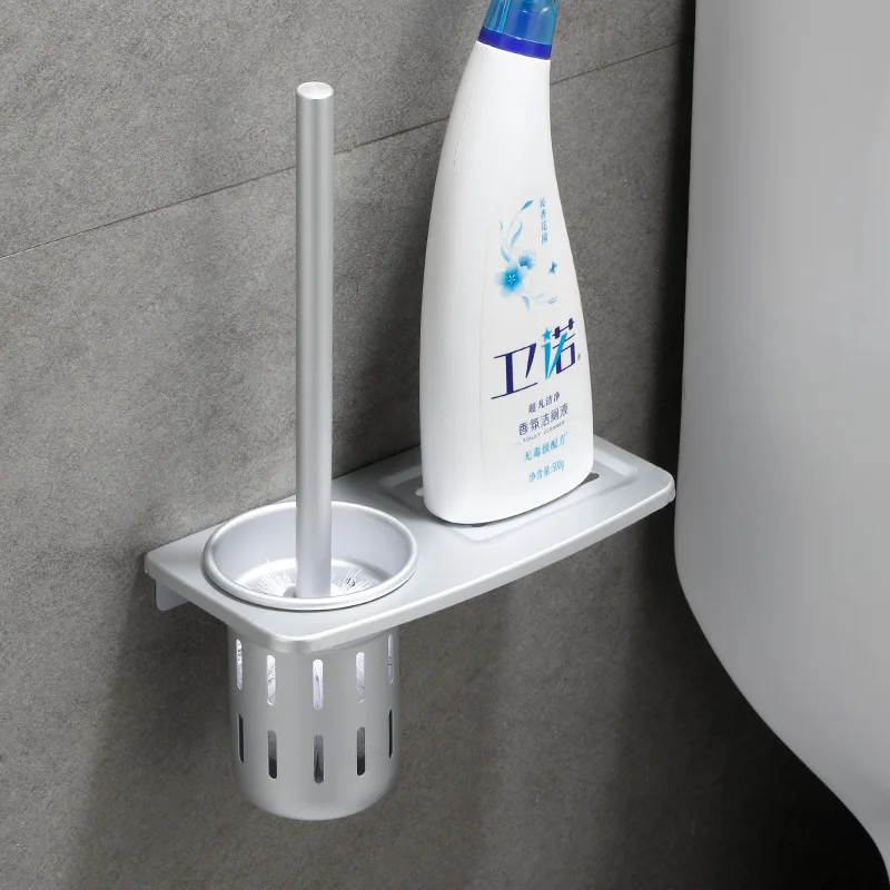 NEW Amazon Stainless steel wall hanging toilet brush disposablerefill toilet brush double sides hockey toilet brush