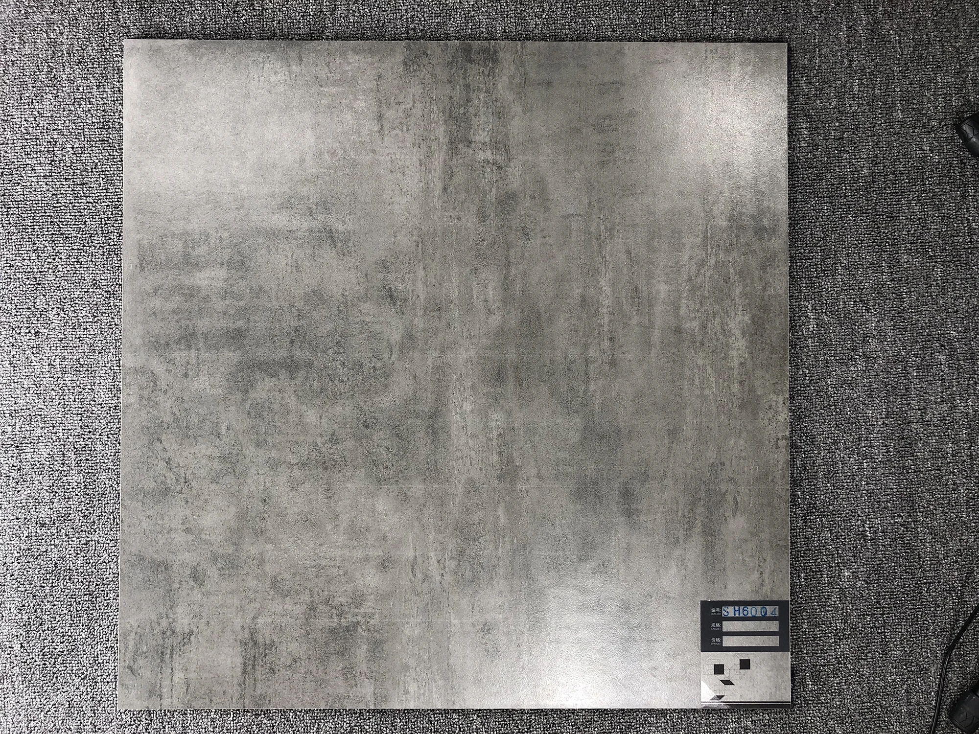 Gradient Gray Marble Textured 600x600 Antislip R12 Tiles Luxury Style Home Decorative Interior Floor Tiles