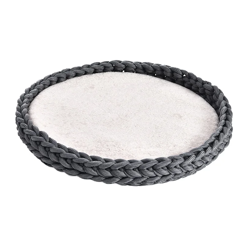 
Comfy Foam Filling Round Knit Dog Bed 