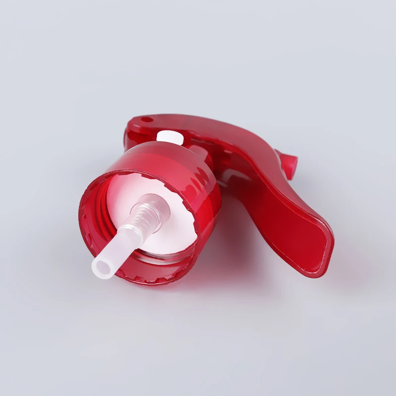 Cheap Mini trigger sprayer 24/410 red color plastic mini trigger spray