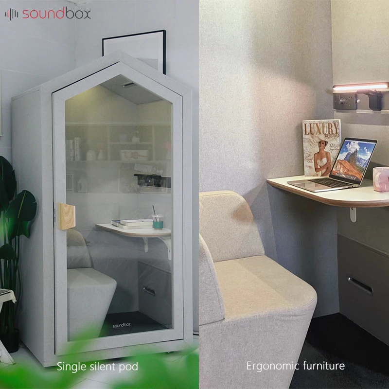 Soundbox Eco-friendly Luxury Office Pod Manufacturers Cost Creative Office Booth for Freelancers