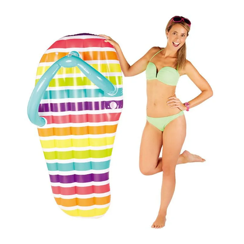 
Swimming equipment fashion slippers swimming ring air cushion water creative slippers floating bed 