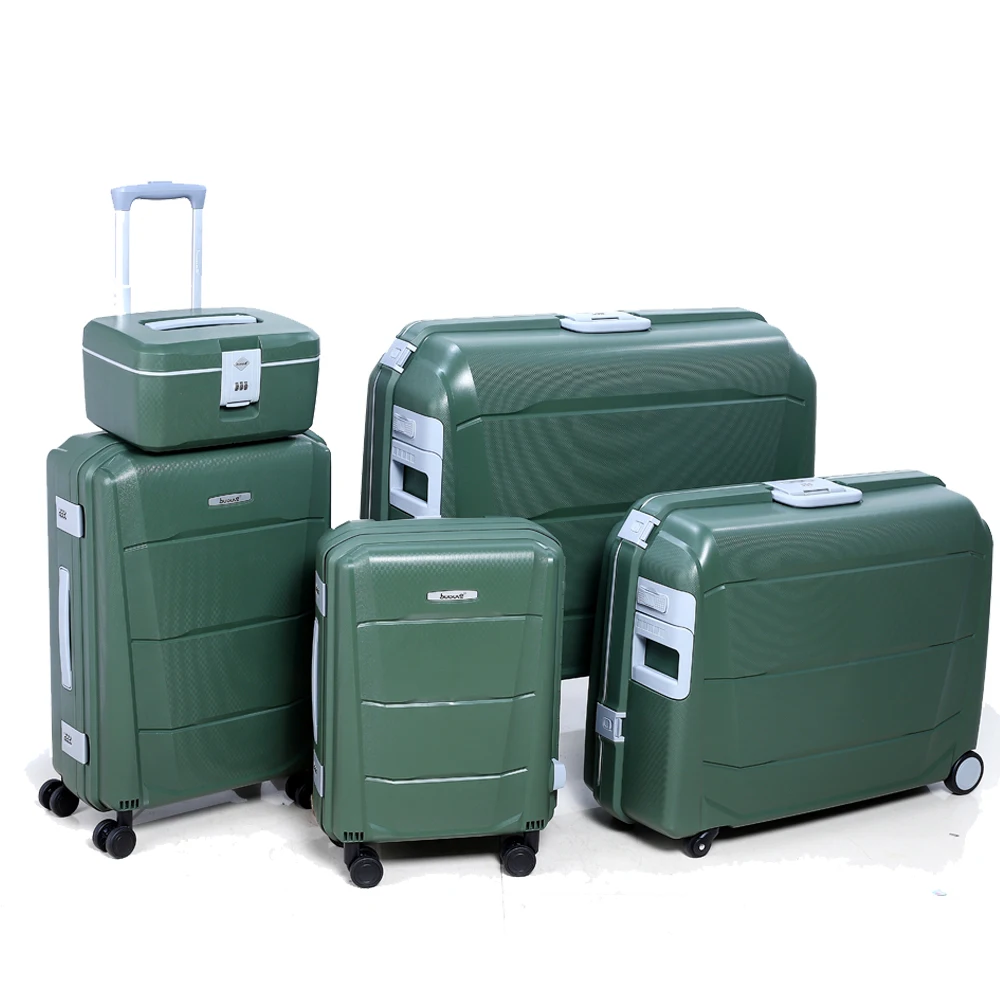 BUBULE New Design Hard Shell Travel Luggage Sets 5Pcs Of Suitcase