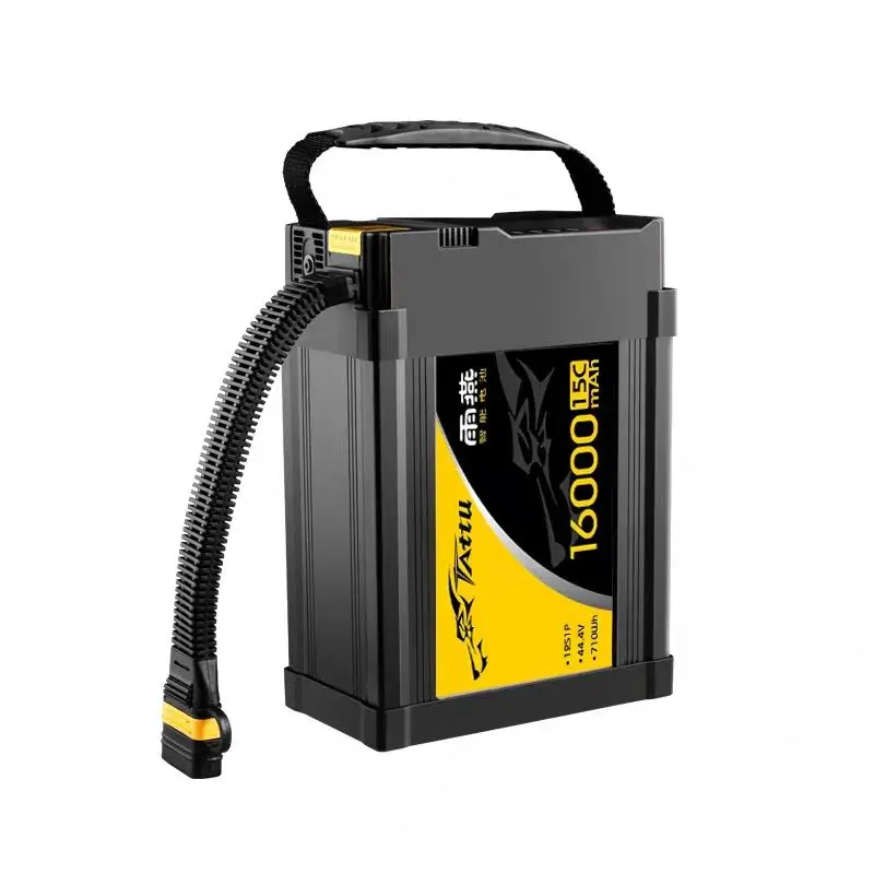 2023 Rechargeable Lipo Battery Pack Uav 12S 16000Mah 44.4V Bateria