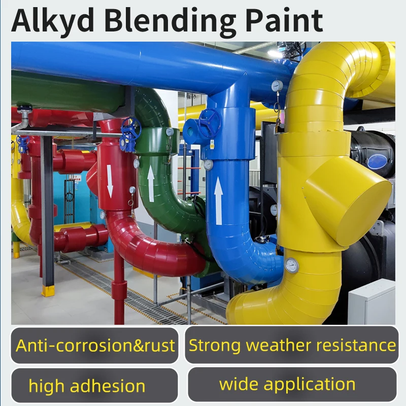 China High Adhesion Wide Application Excellent Weather Resistant safety Alkyd Blending Paint for Railway