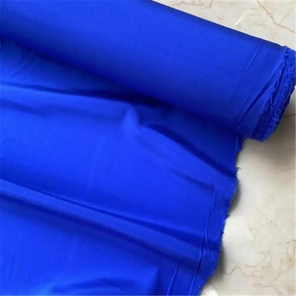 Elastic Plain Dyed Color  Top Quality Pure Stretch Silk Crepe De Chine Fabric for Beautiful Sexy Clothes